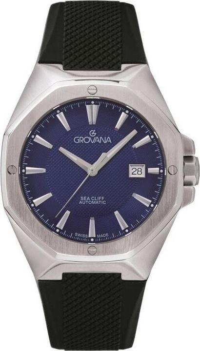 Grovana Sea Cliff-Kollektion – Automatikuhr, hergestellt in der Schweiz (Swiss Made)