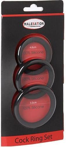 Actual product image Malesation Cock Ring Set (4 cm)