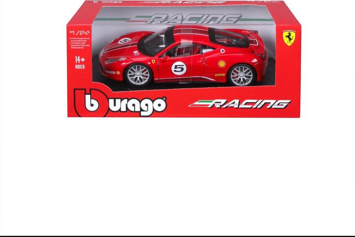 Actual product image Bburago 1:24 Model Car Ferrari 458 Ch