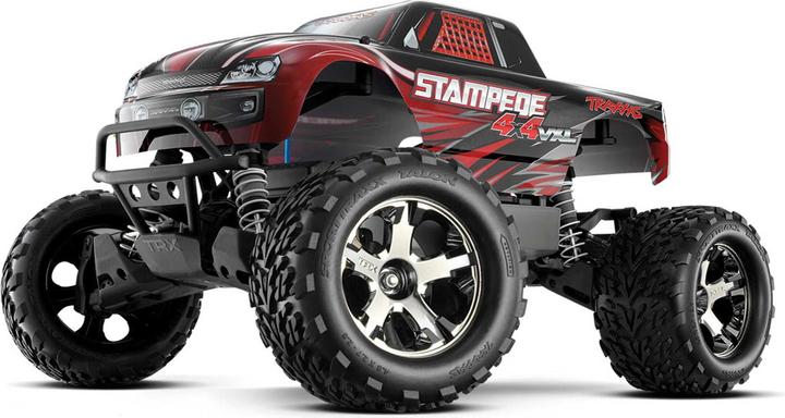 Immagine prodotto Traxxas stampede 4x4 vxl red rtr senza batteria/caricatore 1/10 4wd monster truck brushless (RTR pronto all'uso)