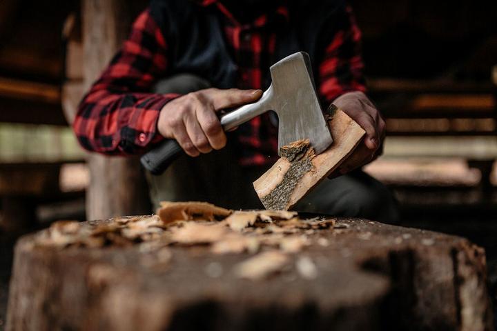 Actual product image Ochsenkopf All-steel hatchet