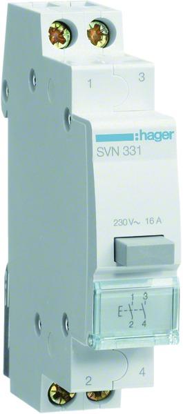 Actual product image Hager SVN331 - 16 A - S-type - 1 module(s) - IP20 - -20 - 50 °C - -40 - 80 °C
