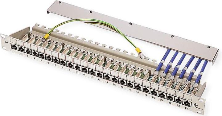 Produktbild Telegärtner Patch Panel MPP16 19" Cat.6+ 16-Port