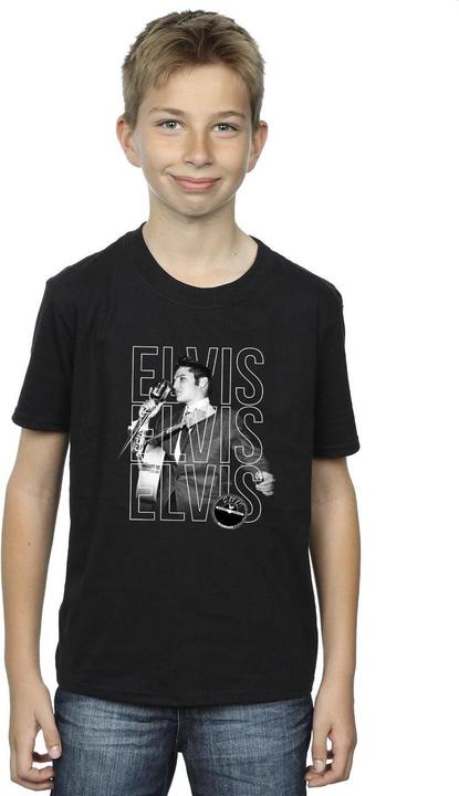 Produktbild Elvis Triple Logo Portrait TShirt Jungen (152, 158)