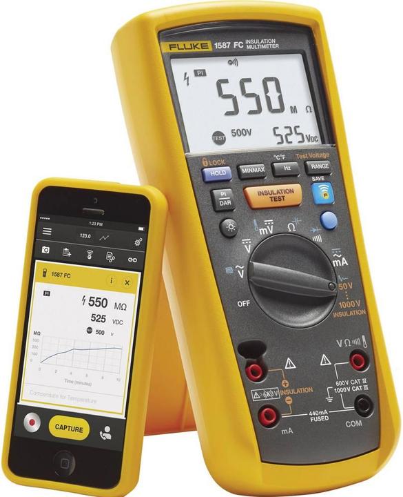 Produktbild Fluke 1587/I400 FC Kalibriert nach Werksstanda (CAT IV 600V)