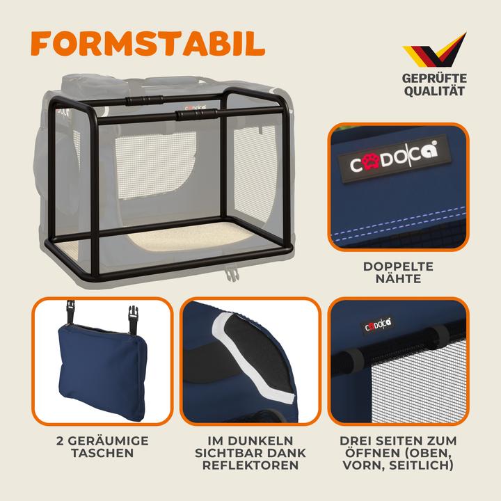 Produktbild Cadoca Hundetransportbox (Hund, Waschbar, Faltbar)