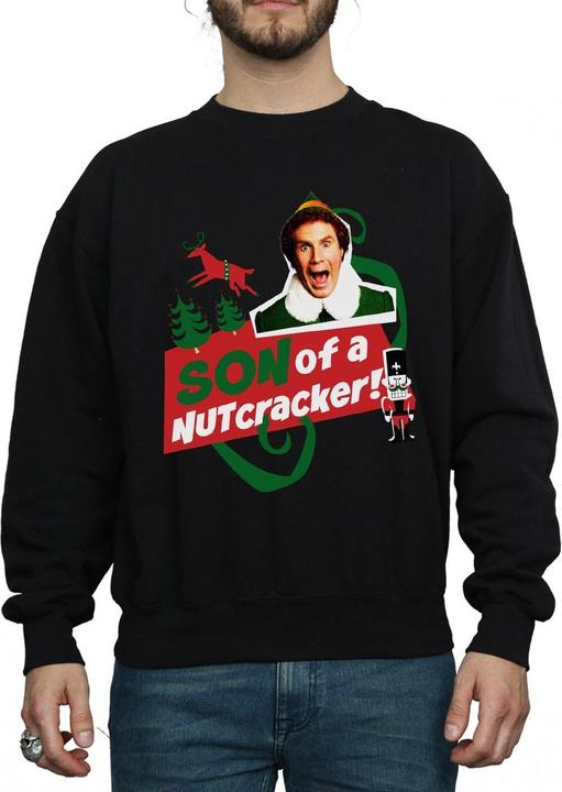 Actual product image Elf Mens Son Of A Nutcracker Sweatshirt (3XL)