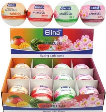 Actual product image Magni Bath ball Elina med 180g 4x assorted (Bath bombs)