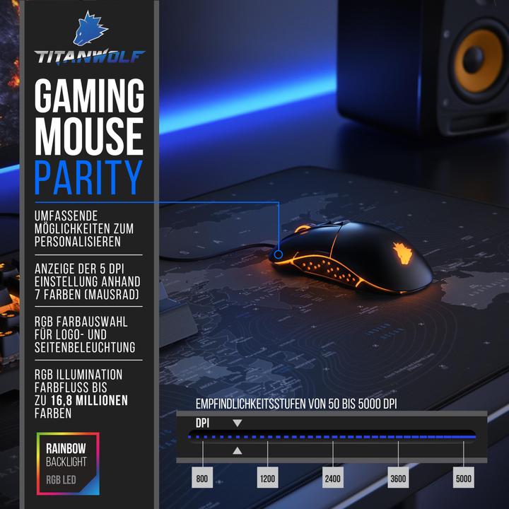 Image du produit Titanwolf Parity (Filaire)