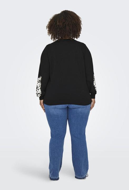 Produktbild Only Normal geschnitten Rundhals Tief angesetzte Schulter Sweatshirt Sweatshirt (M)