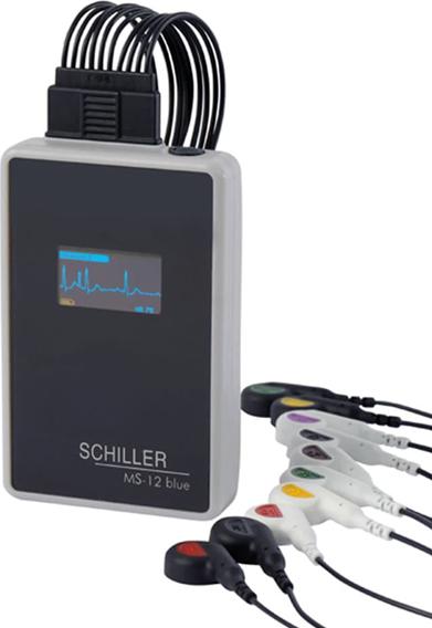 Actual product image Digital resting ECG CS104 MS12 Blue - Without interpretation option