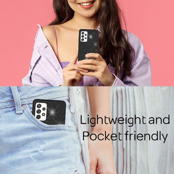Image du produit Nalia Étui pour téléphone portable à paillettes (Samsung Galaxy A52)