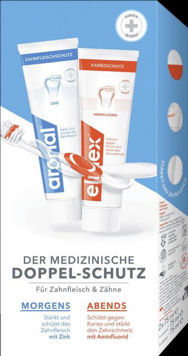 Produktbild Elmex aronal Set Zahncreme 2x 75 ml (150 ml)