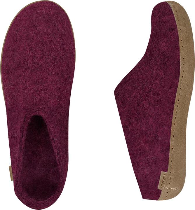 Image du produit Glerups Pantoufles à semelle de cuir (40)