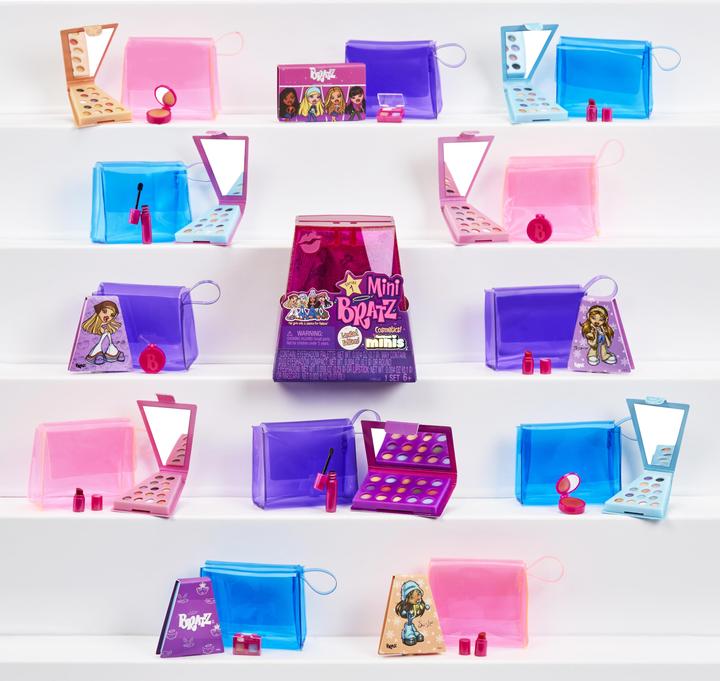 Produktbild MGA 039's Miniverse - Bratz Mini Cosmetics in PDQ Doll make-up & hair styling set