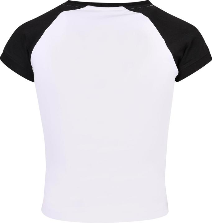 Immagine prodotto Urban Classics Maglietta da baseball corta retrò elasticizzata biologica da donna - 19391 (XS)