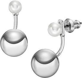 Actual product image Fossil - Bold Links Sparkling Silver Earrings JOA00927040