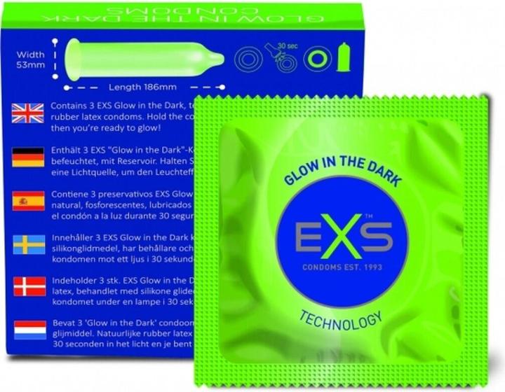 Actual product image Pipedream Glowing Condoms (3 pcs.)
