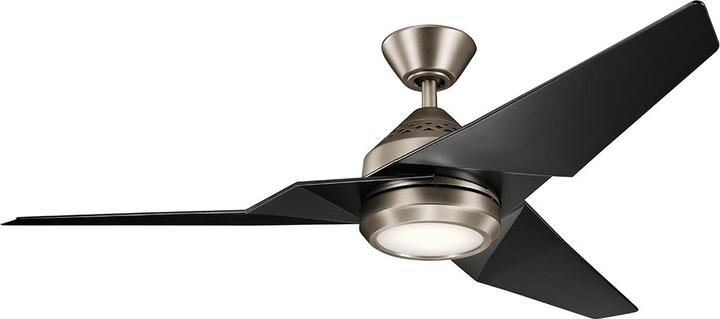 Produktbild Elstead Lighting Jade leiser Deckenventilator mit LED Licht Ø152cm + Fernbedienung Satin schwarz (45 dB)