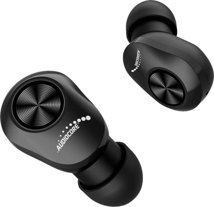 Actual product image Audiocore AC580 TWS Bluetooth In-Ear Headphones with Charging Dock and Built-in Microphone Touch Technology Wi (ANC, Wireless)