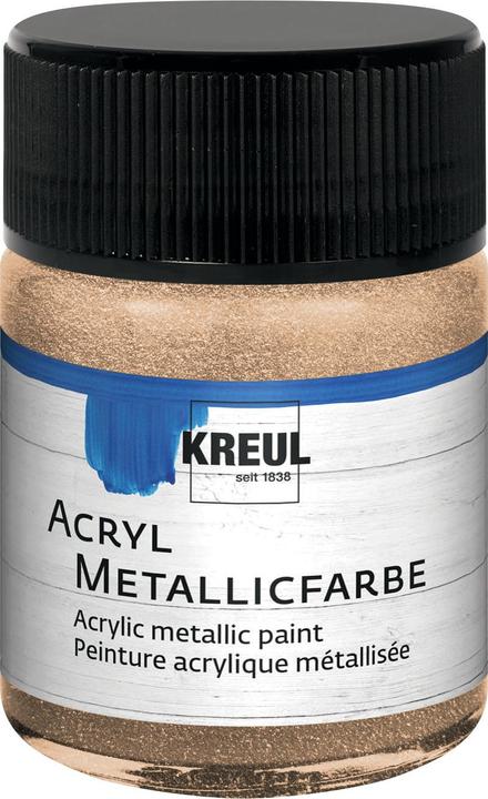 Immagine prodotto Kreul Vernice acrilica metallizzata, crema opaca, 50 ml (Antracite, 50 ml)