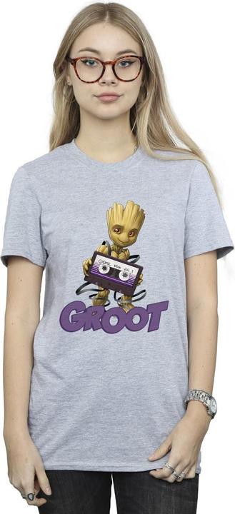Immagine prodotto Guardians of the Galaxy Groot Casette Maglietta Ampia Donna (XL)