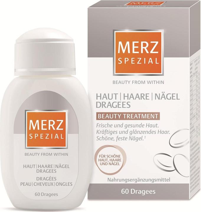 Produktbild Merz Spezial Haut Haare Nägel Dragée (60 Stück, Dragee, 133 g)