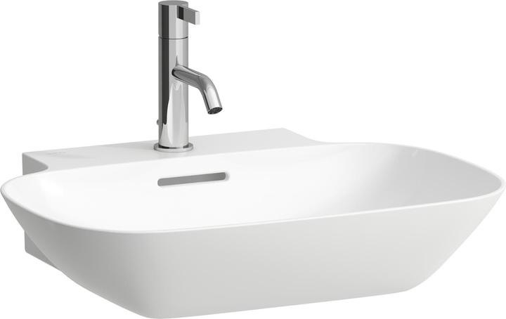 Laufen INO Waschtisch, 1 Hahnloch, mit Überlauf, 560x450mm, H810302 (450 mm, 560 mm)
