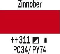 Image du produit Amsterdam Série standard de peintures acryliques (Vermillon, 120 ml)
