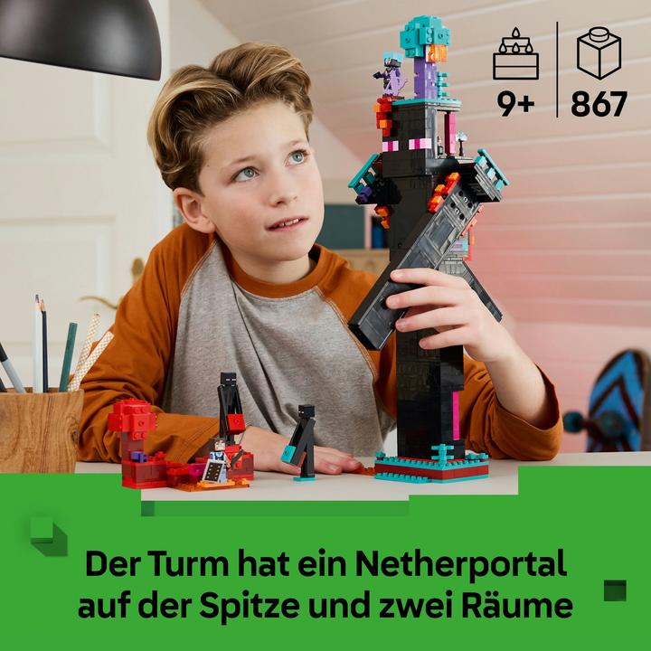 Actual product image LEGO Der Enderman-Turm (21279, LEGO Minecraft)