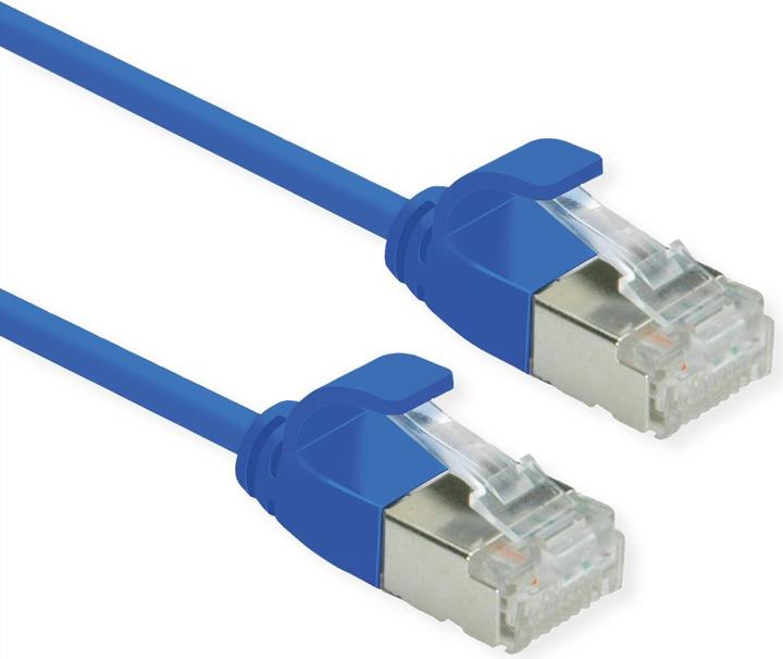 Produktbild Roline U/FTP Patchkabel Kat.6A (Class EA), LSOH, slim (U/FTP, CAT6a, 2 m)
