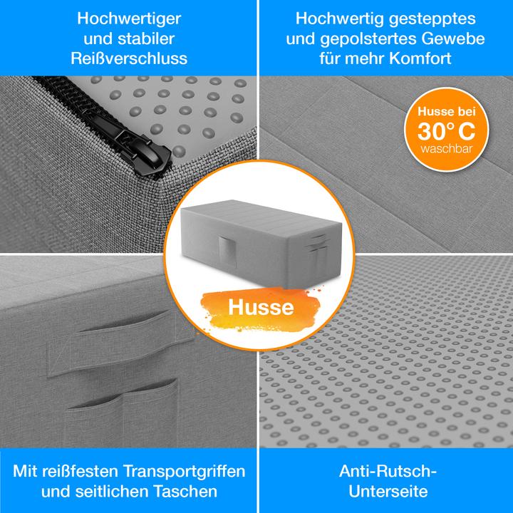 Actual product image Bestschlaf Folding mattress incl. cover & transport bag (140 x 195 cm, Foam core)