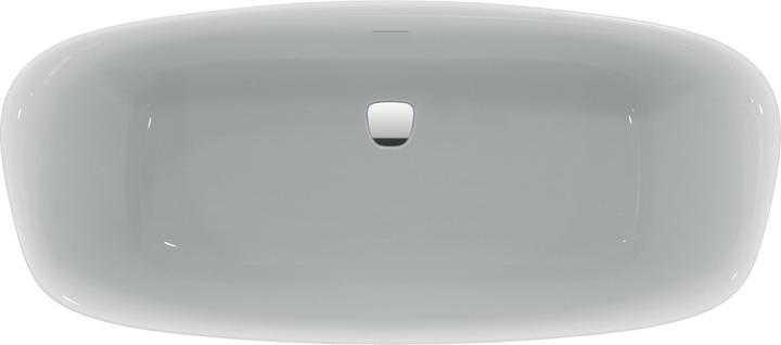 Ideal Standard Baignoire ovale Dea 75 x 170 cm blanc alpin lisse E306601 (185 l, 170 cm, 75 cm)