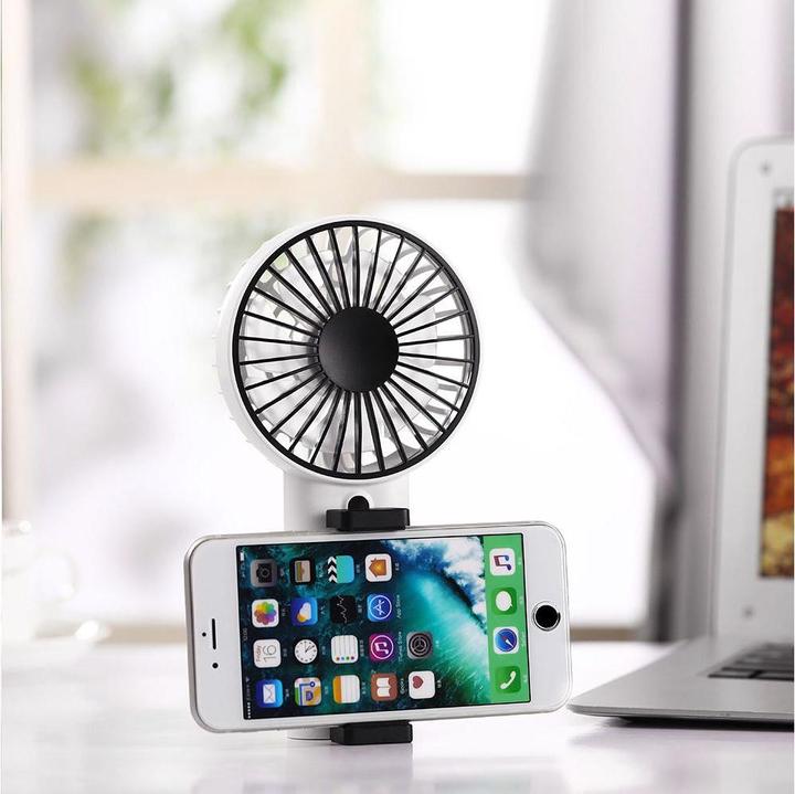 Actual product image Linuo Hand Fan GO-F02FD Dark Blue