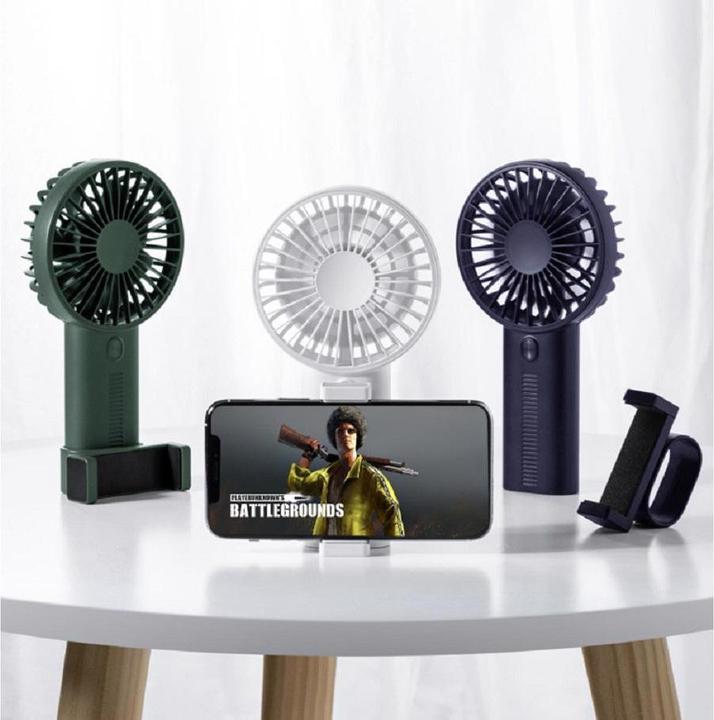 Actual product image Linuo Hand Fan GO-F02FD Dark Blue