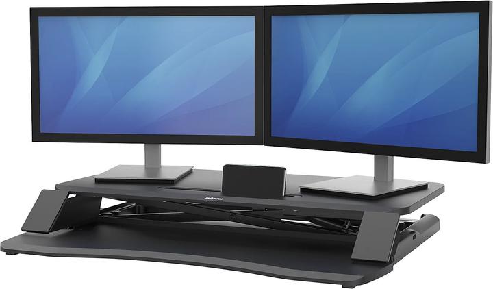 Image du produit Fellowes Corsivo™ poste de travail assis/debout, HxLxP 110 x 800 x 615 mm, noir.
