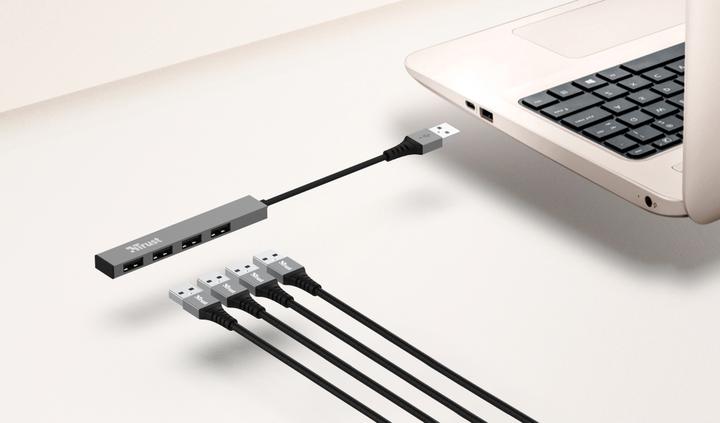 Immagine prodotto Trust I/O-HUB MINI-USB 4 PORTE/23786 (USB-A, 4 Porti)