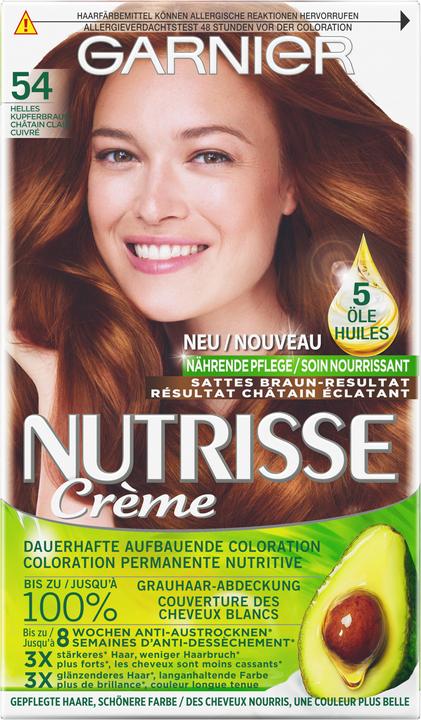 Garnier Nutrisse Crème (54 Helles Kupferbraun)