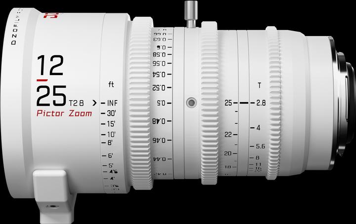 Actual product image Dzofilm Pictor Zoom 12-25 T2.8 White for PL/EF Mount (S35) (PL, full size)