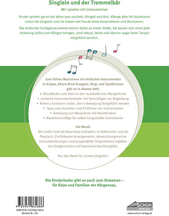 Nutritional values and ingredients Singlein und der Trommelbär - Band 2 (inkl. Musik-Download) (German, Karin Shoe, Sissi Katefidis, Martin Shoe, Dora Müller, 2023)