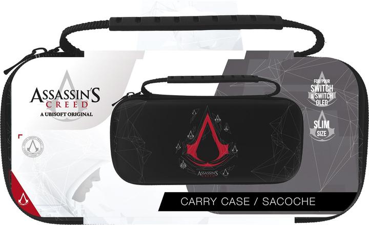 Actual product image Freaks and Geeks Assassin's Creed - Sacoche de transport Slim - Noire - Modèle Emblèmes pour Nintendo Switch et Switc (Switch)