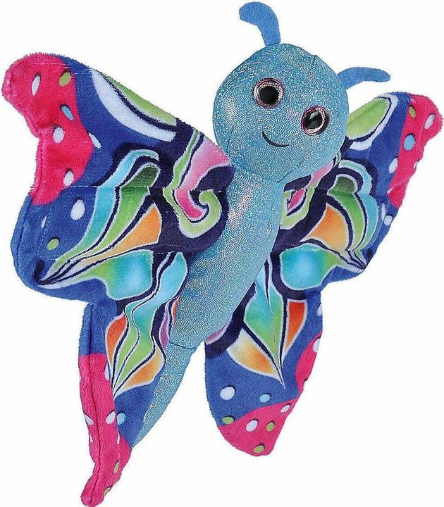 Produktbild Wild Republic Plüsch Snaptier Schmetterling blau 20 cm (20 cm)