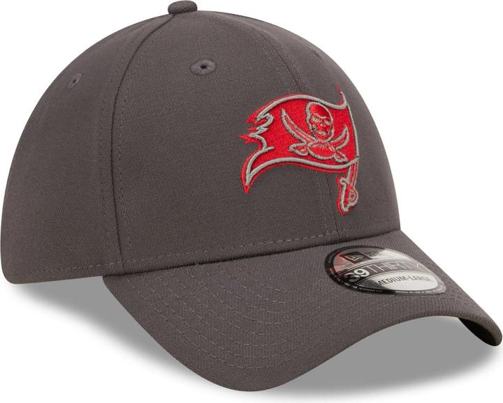Actual product image New Era 39Thirty Stretch Cap - Tampa Bay Buccaneers charcoal (XL)