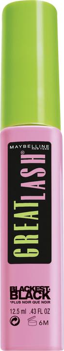 Actual product image Maybelline New York Great Lash (1 Blackest Black)
