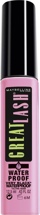 Actual product image Maybelline New York Great Lash Blackest Black (2 Very Black Waterproof)