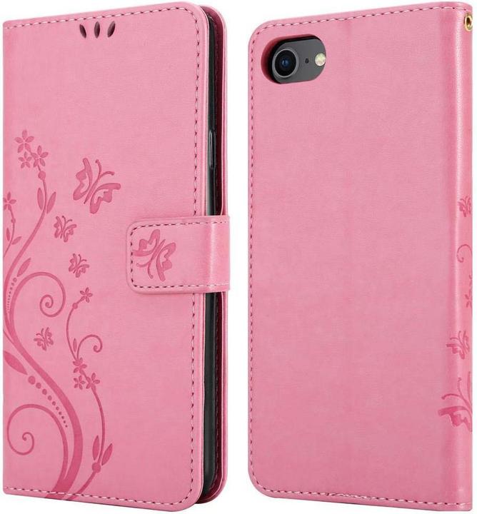 Productafbeelding Cadorabo Bloemen Boekomslag (Apple iPhone 7, Apple iPhone SE (2e generatie))