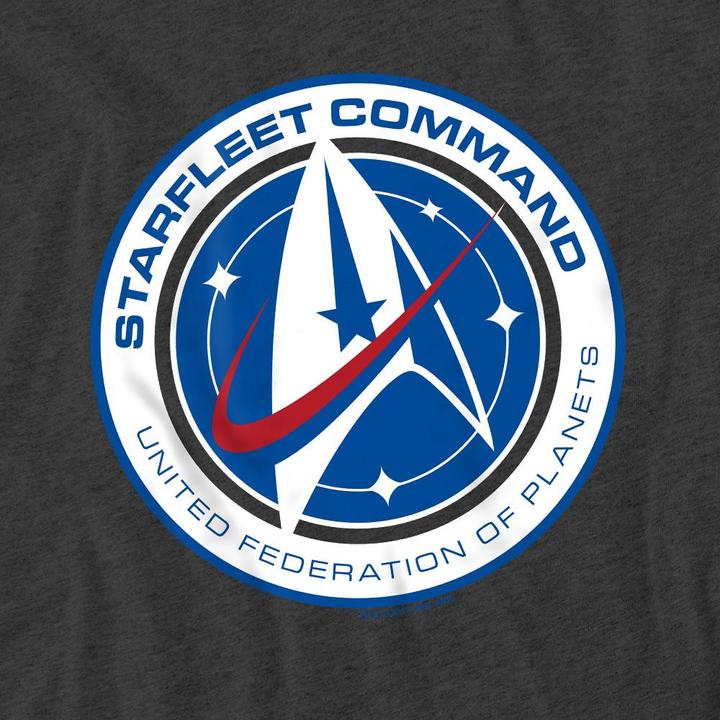 Actual product image Universal Textiles Unisex Adult Starfleet Command T-Shirt (M)