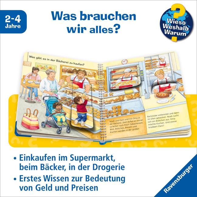 Produktbild Ravensburger Wieso? Weshalb? Warum? junior, Band 50: Wir gehen einkaufen (Deutsch, Patricia Mennen, Ursula Weller, 2024)