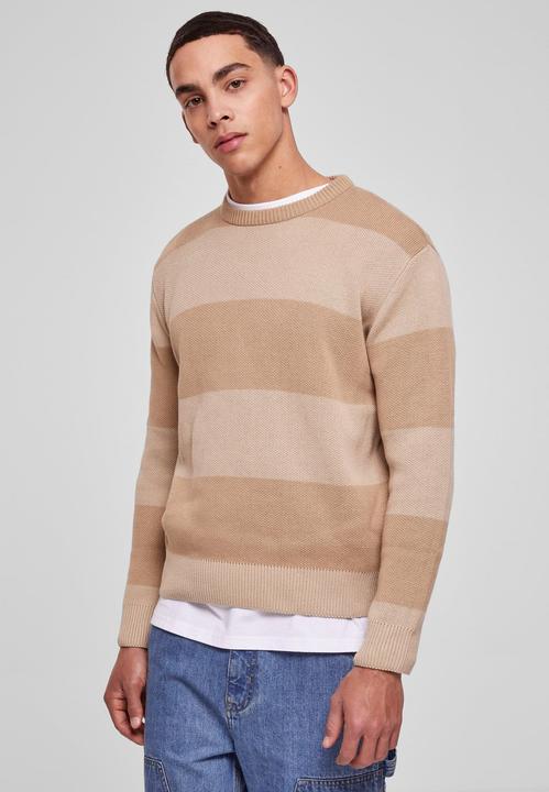 Actual product image Urban Classics Heavy Oversized Striped Sweatshirt (L)