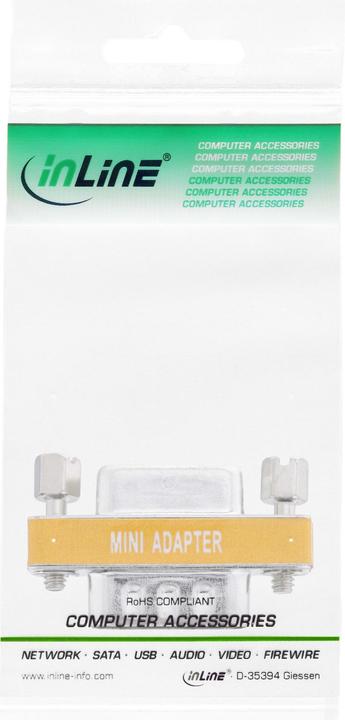 Produktbild InLine Nullmodemadapter (Sub-D 9, 3.50 cm)